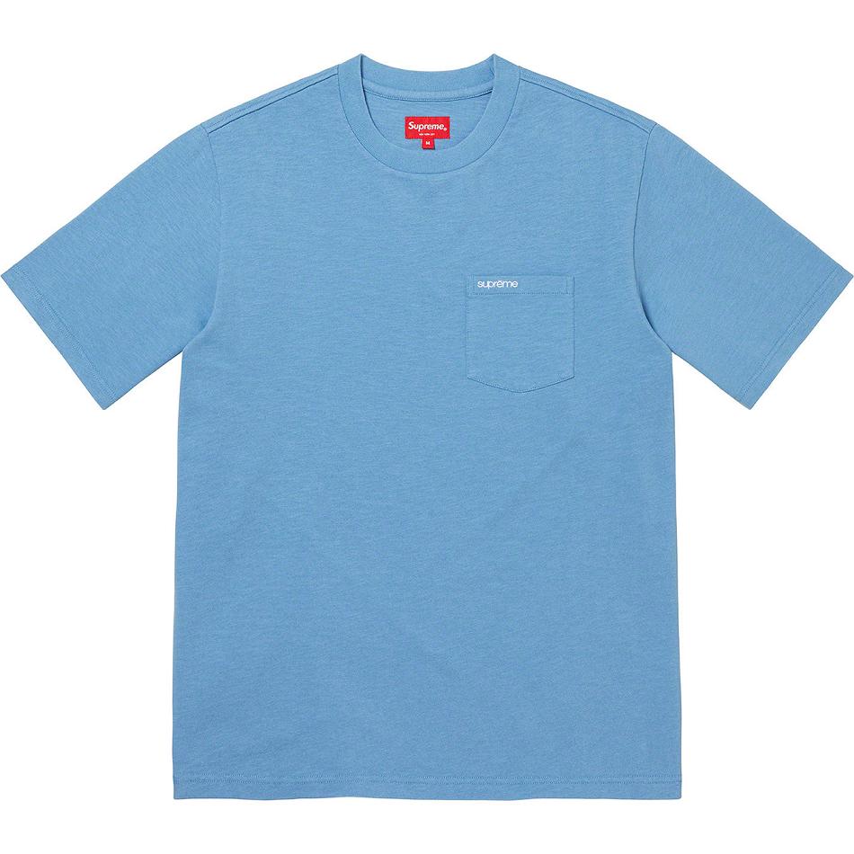 Suéteres Supreme S/S Pocket Tee Turquesa | Supreme 313GL